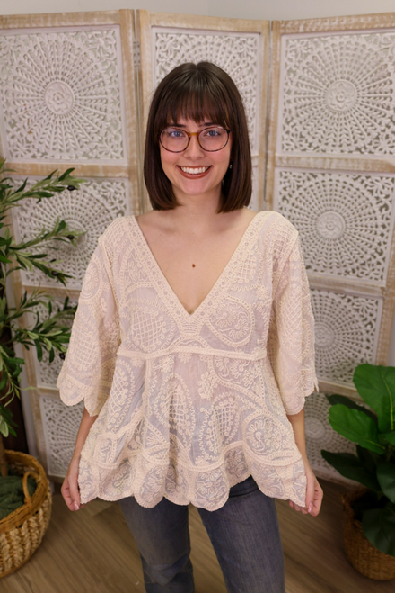 Finding My Way Top - Natural