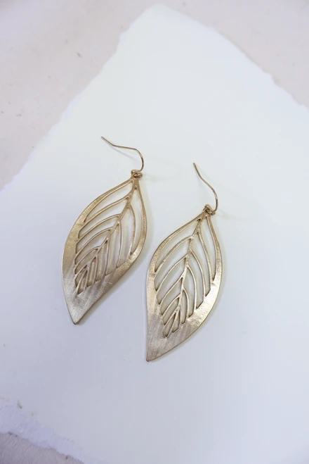 Leaf Me Hanging Earrings