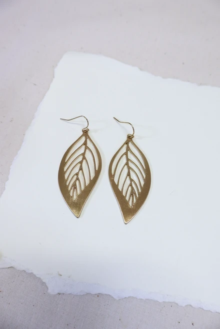 Leaf Me Hanging Earrings