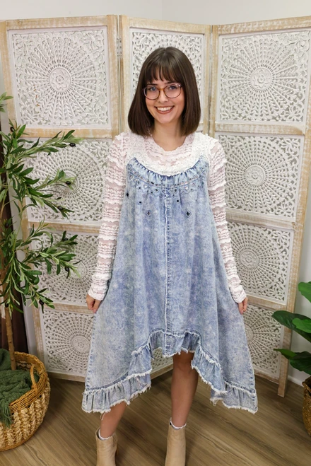 Rough Around The Ruffles Dress