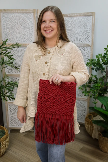 Loose Ends Purse - Burgundy