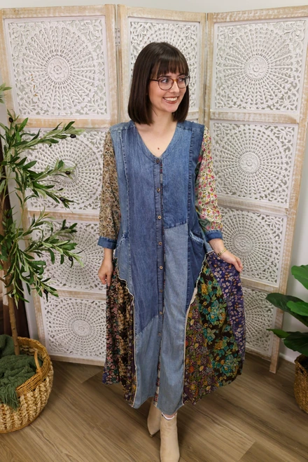 Gathered Along The Way Duster/Dress