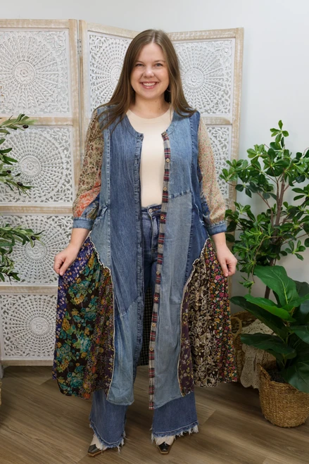 Gathered Along The Way Duster/Dress
