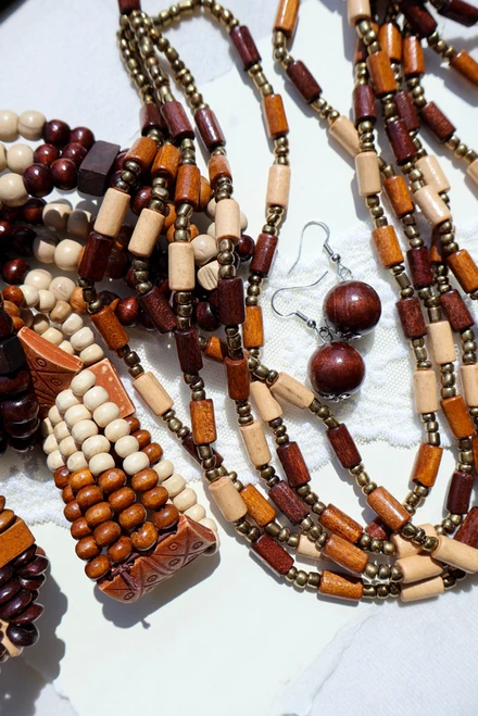 Wooden You Know Jewelry Set