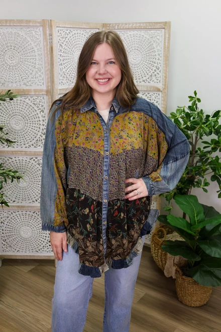 Denim And Daisies Top