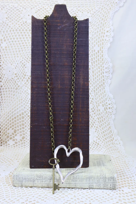 Under Lock And Key Handmade Necklace