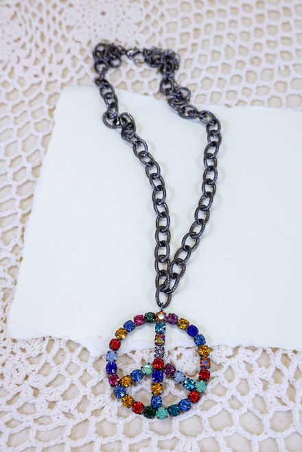 Peace Of The Party Necklace