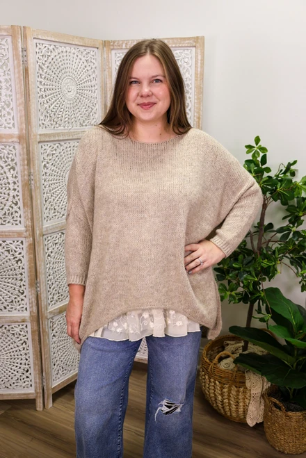 Cold Mornings Ahead Sweater - Oatmeal