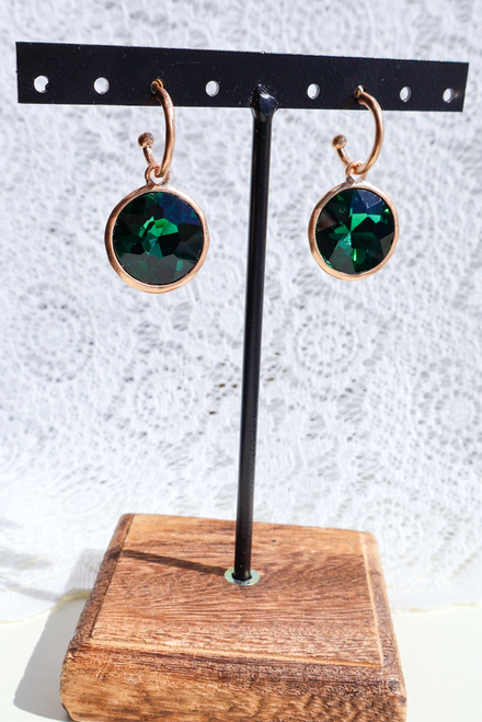 Round Of Applause Earrings - Green