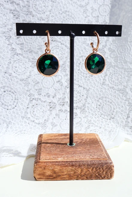 Round Of Applause Earrings - Green