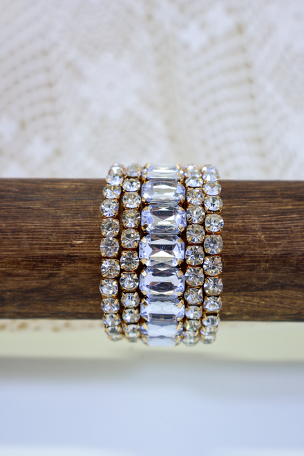 Give Me A Glint Bracelet Set - Gold