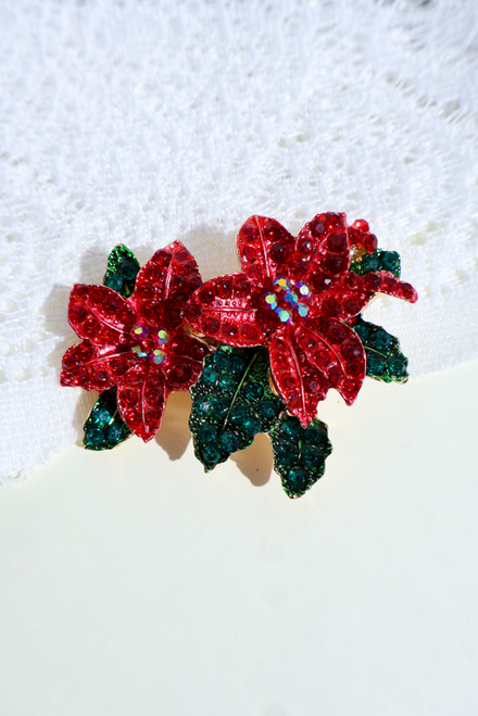 Point Me To Christmas Magnetic Brooch