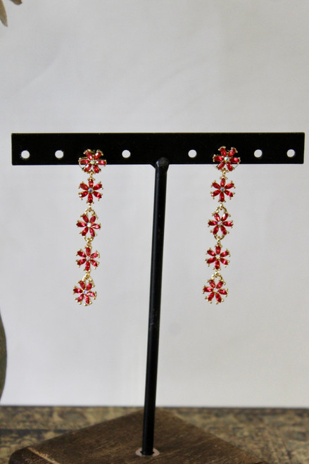 Beautiful You Earrings - Red