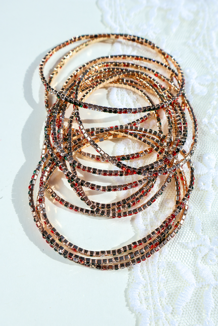Jolly And Jeweled Bracelet Set