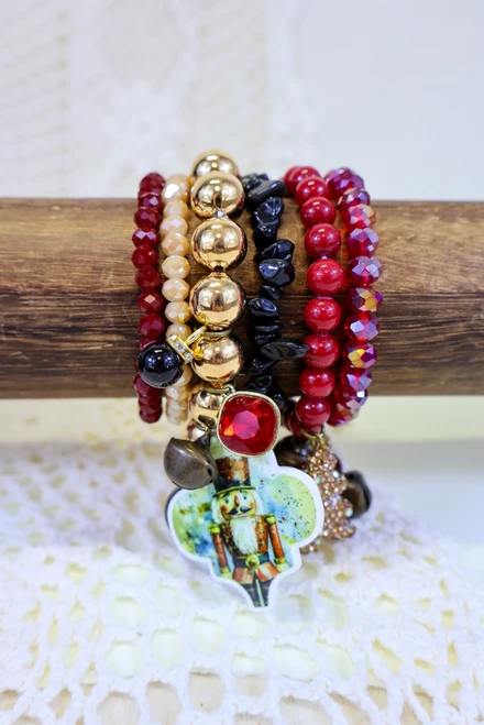 Just A Little Nutty Bracelet Set *FINAL SALE*