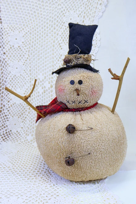 Tree Topper Snowman - Primitive