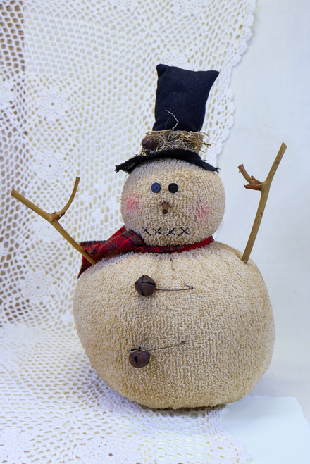 Tree Topper Snowman - Primitive