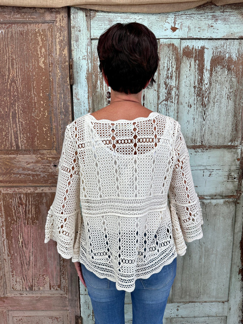 Let Your Light Shine Top - Cream