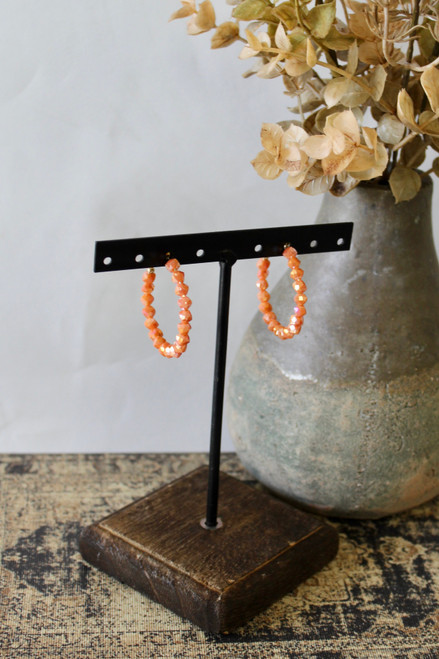 Keep Wishing Earrings - Orange