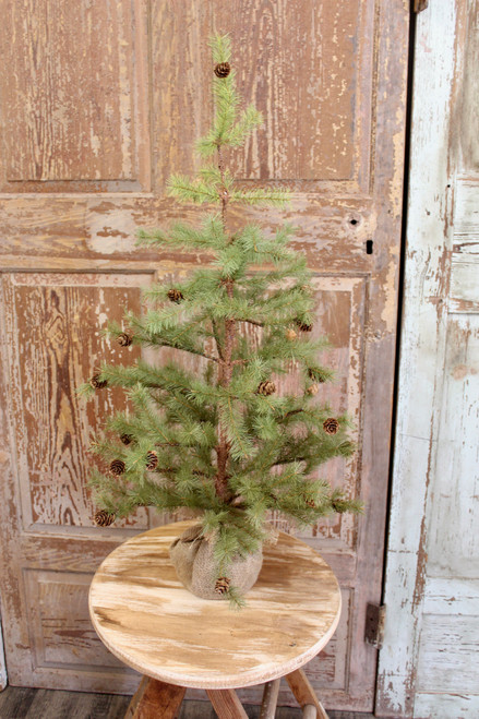 36" Greenup Pine Tree With Cones