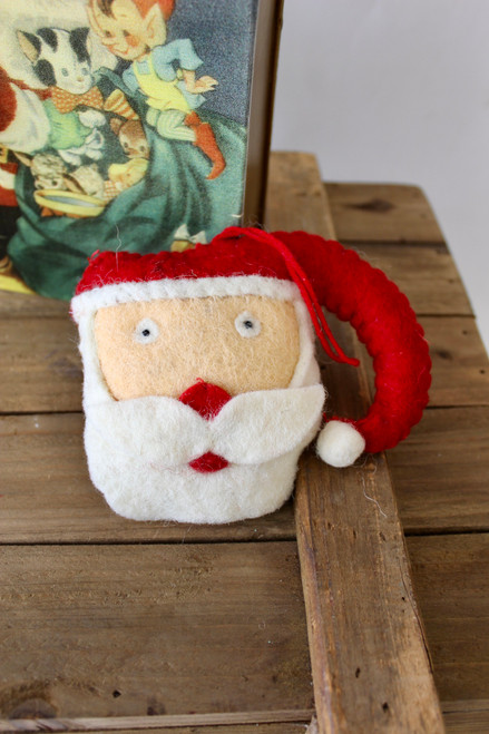 Handmade Wool Felt Santa