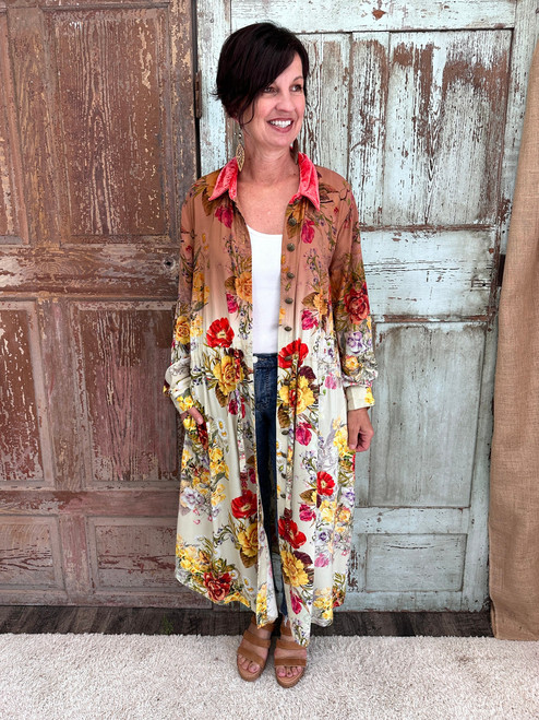 Florals Going Forward Kimono/Dress