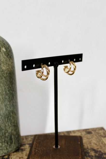 Your Go To Hoop Earrings - Gold