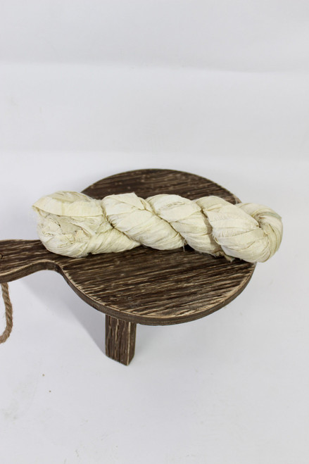 Ivory - Recycled Silk Ribbon