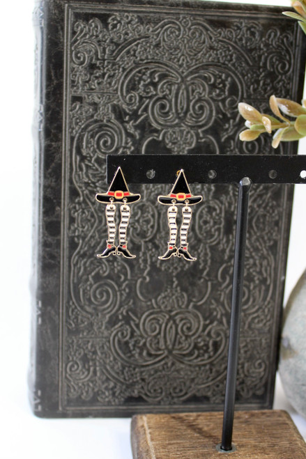 Witch Way To The Pumpkin Patch Earrings