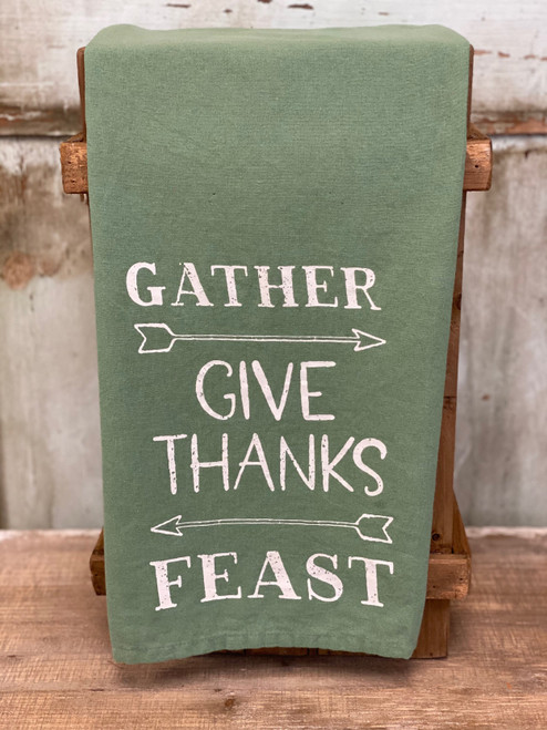 Gather and Feast Dish Towel