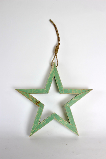 Medium Sage Star Cutout Hanger