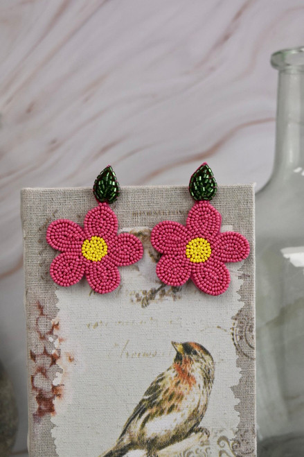 Beading Your Best Earrings - DARK PINK