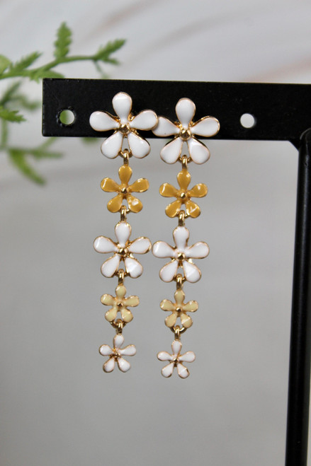 Blooms Of Neutral Earrings