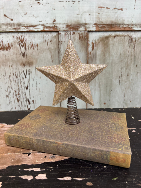 6" Solid Shimmer Star Stand