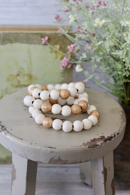 Light And Bright Bracelet Set - CREAM