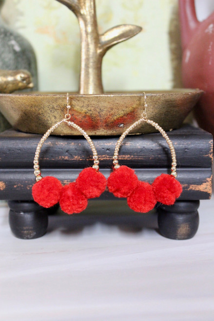 You're The Pom Earrings