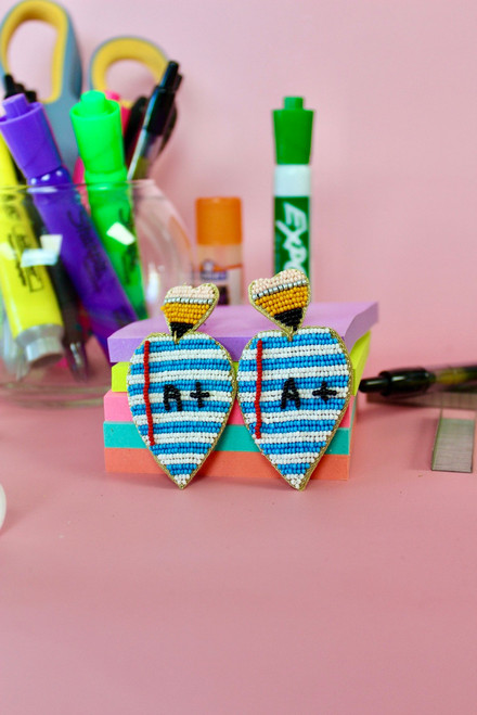 You Are An A+ Teacher Earrings