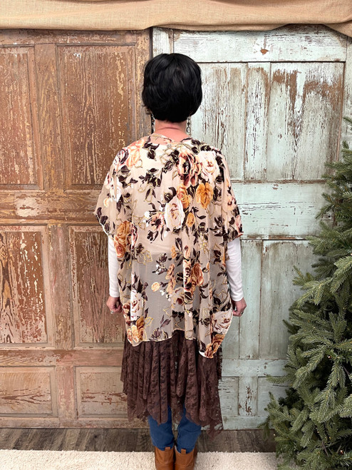 Flowers In Paris Kimono