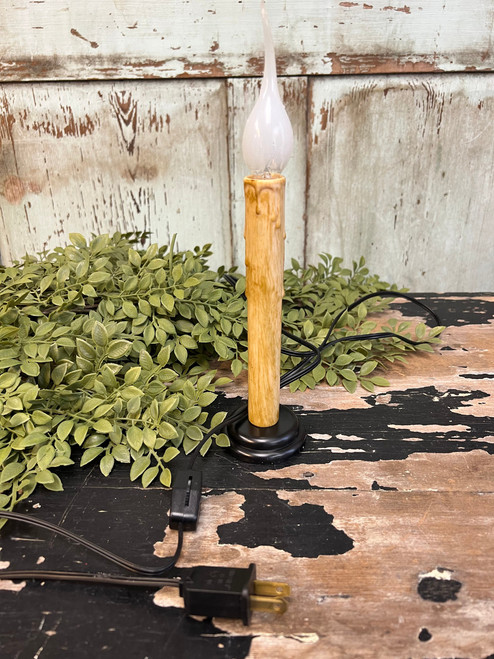 Primitive Candle Lamp - 7.5" Primitive Candle Lamp - 7.5"