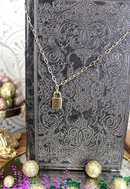 Lock It Down Necklace