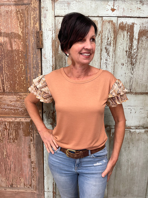 Sweet As A Peach Top *FINAL SALE*