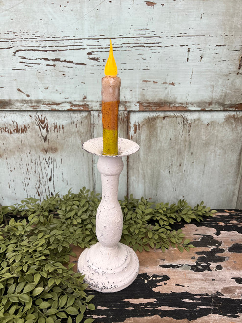 10" Alette Candle Holder Cream