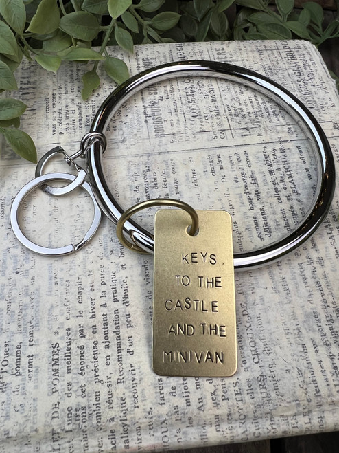 Keys To The Castle And The Minivan Key Ring *FINAL SALE*