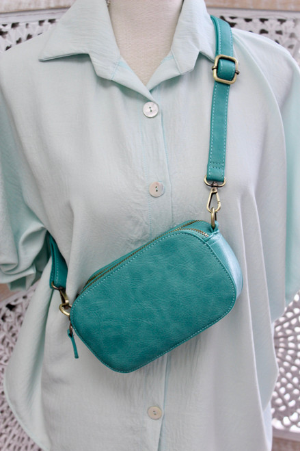 Going Places Purse - Teal