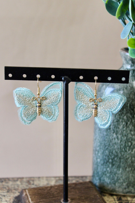 Kiss The Sky Earrings - Blue