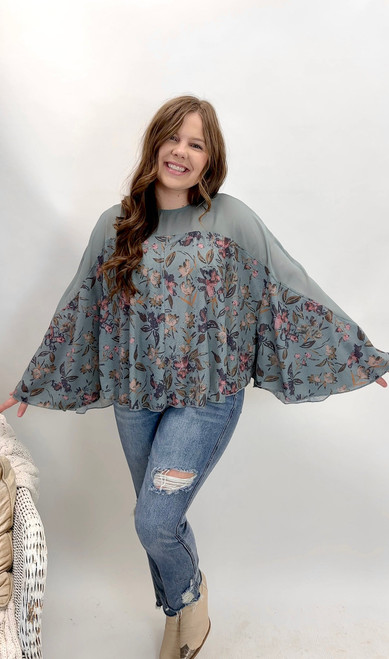 Boost Your Spirit Top - Blue