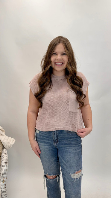 Blush Crush Sweater Top *FINAL SALE*