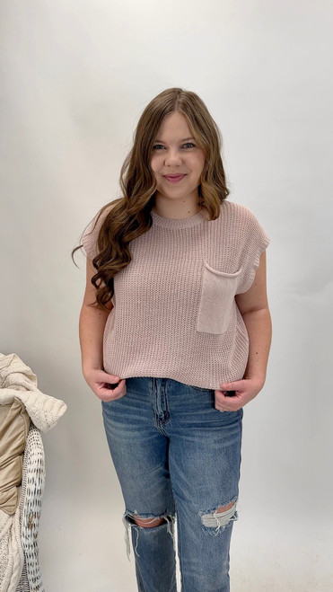 Blush Crush Sweater Top *FINAL SALE*