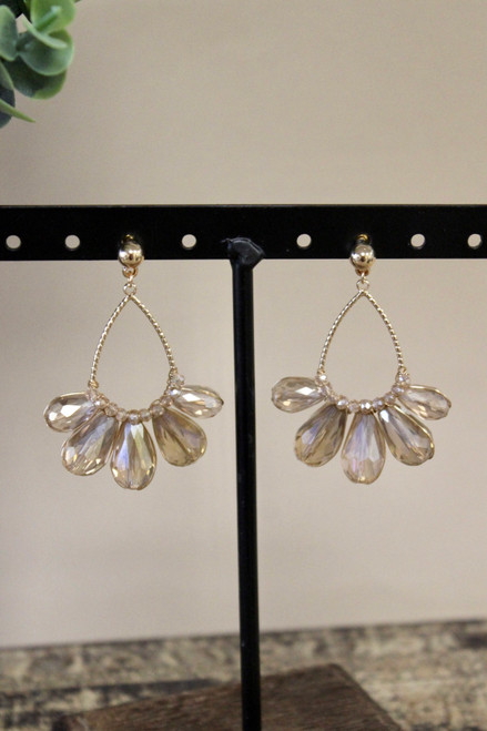 Final Touch Earrings - Champagne