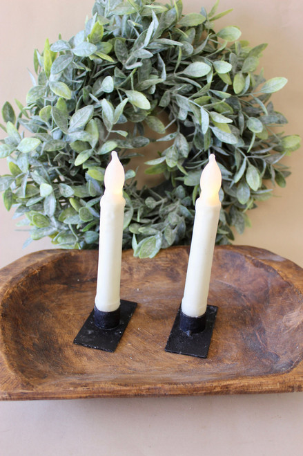 3" Iron Taper Holder (Set Of 2)